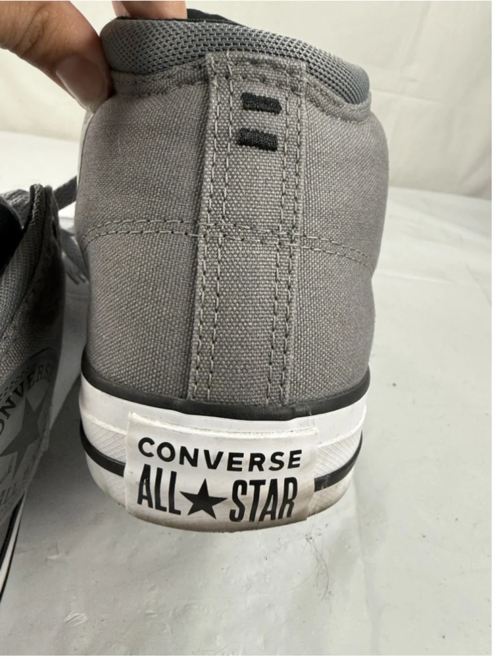 Converse Chuck Taylor All-Star Canvas Gray Wolf High Top Unisex Mens 10 Women 12